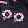 Anillos para Pezones de Acero Inoxidable Más Vendidos Transfronterizos, Anillos para Pezones de Pastel de Helado, Esposas de Rosa, Clavos para Pezones, Comercio Exterior Europeo y Americano