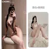 Qian Nai lingerie sexy fofa pelúcia pequeno leopardo selvagem quente macacão unido uniforme de role-playing paixão terno feminino 682