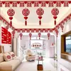Layout de quarto de casamento terno de casamento do noivo palavra feliz flor teto do quarto conjunto completo de decoração da sala de estar suprimentos de casamento grande