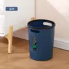 Bote de Basura Creativo Tipo Mochila Hogar Sin Tapa Oficina Cocina Sala de Estar Baño Anillo de Borde Cesto de Papel