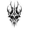 Adesivos de Tatuagem Populares Estilo Ins Transfronteiriços, Adesivos de Tatuagem Totem Personalizados com Múltiplos Padrões para Braço e Mão em Estoque