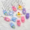 Chaveiro Sanrio Pingente de Boneca Chaveiro Kulomi Acessórios para Bolsa de Casal Empurrar Pequeno Presente
