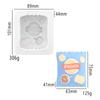 Juguete de Tostada Realista DIY Molde de Silicona Squishy de Helado Muñeco de Dibujos Animados Molde Squishy de Nariz Pequeña