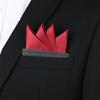 Lenço de Bolso Formal Masculino para Negócios Casamento Estilo Britânico Coreano Inserção Direta Quadrado Lenço de Peito Sem Dobras