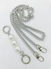 Cadena para equipaje cadena metálica de extensión para correa de hombro accesorios de joyería de perlas cadena accesorios para bolso cadena para funda de teléfono móvil