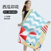 Toalla de Playa de Terciopelo de Microfibra de Doble Cara, Absorbente, de Secado Rápido, Estampada, para Viaje, Natación, Baño, Fitness, Playa