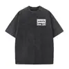 O-Oasis Live 25 Tour Banda de Rock Britânica Retrô Lavada Camiseta Roupas Masculinas e Femininas Algodão Casual