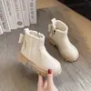 Dr. Menina. Botas Martens 2026 Outono/Inverno Novo Estilo Botas Individuais para Meninas Estilo Britânico Botas de Couro Versáteis para Crianças Botas de Cano Curto Versáteis para Bebês