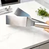 Espátula para panqueques de acero inoxidable, espátula para cocinar teppanyaki, espátula de mano para panqueques y bistecs, espátula para pizza, herramienta específica para la cocina