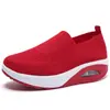 Zapatos para Mujer Estilo Nuevo sin Cordones, Mecedora, con Suela Gruesa y Amortiguación de Aire, Zapatos Deportivos Casuales y Cómodos, Zapatos para Mujer Transpirables de Fly-Knit con Suela Suave