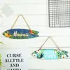 Pendente de parede criativo Nórdico abacaxi pendurado Artesanato de madeira decoração de casa suporte de pendente personalização de foto