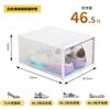 Caixa de Sapato Personalizada com Porta Magnética, Caixa de Armazenamento, Armário de Sapatos, Sapateira de Acrílico, Suporte de Sapato Dobrável, Porta Dobrável, Resistente, Estilo Japonês