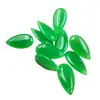 Pingente de jade quartzo verde jade rocha pingente gota d'água turquesa acessórios gota d'água brincos pingente colar pingente atacado