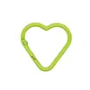 Chaveiro de Metal com Pintura de Coração Colorido Acessórios de Pingente DIY Trava Mosquetão Gancho de Mochila Fabricante Atacado