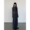 Calça Macia Repelente à Água para Exterior Nan Tao [Ilha Rin Dongzhi] para Mulheres Outono Inverno Novo Acolchoada com Veludo Calça Casual Quente