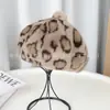 Gorros al por mayor para mujer Otoño e Invierno Nuevo Estilo Coreano Moda Dama Boina Calabaza Casual Japonés Sombrero de Imitación Piel