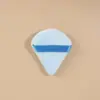 Nuevo Puff Triangular de Terciopelo Suave de Venta Caliente que No Absorbe el Polvo, Puff Abanico tipo Cushion para Fijar Polvos Sueltos