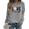 Amazon AliExpress ebay/wish nuevo AMOR Día de San Valentín AMOR estampado suéter de cuello redondo europeo y americano otoño e invierno