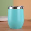 Fabricantes de origen Amazon taza de vientre de acero inoxidable 304 taza Mark taza de cáscara de huevo en forma de U taza de cerveza taza de café