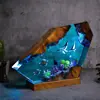 Amor Transfronterizo Resina Epoxi Artesanías de Madera Tortugas Ballenas Vida Marina Decoraciones para el Hogar Dormitorio Escritorio