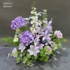 Arreglos Florales de Boda Estilo Bosque, Macetas Colgantes, Flores de Seda, Decoraciones de Pasillo, Decoraciones para la Ceremonia de Entrega del Coche de Boda, Escaparates, Plantas Verdes