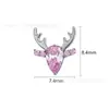 Cabeza de Repuesto de Aleación de Titanio F136 Rosca Interna 0.9 Arete de Mariposa Rosa para Lóbulo, Labio, Nariz Accesorios