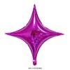 Globo de película de aluminio de 26 pulgadas con forma de estrella de cuatro esquinas y 11 colores, ideal para bodas y fiestas de cumpleaños.