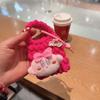 Hecho a mano diy lana tejida bolsa para audífonos Bluetooth cubierta protectora universal caricatura cosas feas boca grande monedero venta al por mayor