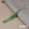Atacado 13cm Seda de Gelo Fechado Borla Estilo Chinês Pingente de Leque Marcador de Página Acessórios de Pendurar em Roupas Espinho Decorativo Joias Borla Decorativa