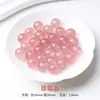 7A Cristal de Morango Natural Contas Soltas Feito à Mão DIY com Contas Pulseira de Cristal Rosa Pulseira Contas Pequenas Acessórios para Miçangas Material