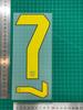 25-26 Colección de Camisetas de Local del Barcelona Ropa Infantil A+ Número de Jugador Letra Pegatinas de Transferencia Térmica para Números Camiseta
