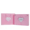 Caja de Empaque Temática de Amor para el Día de San Valentín, Caja de Regalo tipo Cajón de Doble Puerta, Caja Vacía, Doble Capa, Regalo para Novia, Caja de Joyería Souvenir