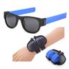 Pulsera de Anillo de Silicona, Anillo a Presión Gafas de Sol, Fácil de Llevar al Ciclismo y Viajar, Protección UV Plegable Personalizada