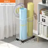 Estante de Almacenamiento para Baloncesto Estante de Almacenamiento de Piso Sala de Estar del Hogar Equipamiento Deportivo de Pelota Esterilla de Yoga Estante de Almacenamiento Vertical Giratorio