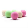 Esponja de Maquiagem Dupla Uso Seco e Molhado, Formato Macaron 3D Redondo, Esponja de Maquiagem Sem Látex, Super Macia, Não Absorve Pó, Esponja de Beleza