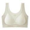 Ropa interior líquida sin costuras con realce, brasier de soporte suave, copa fija, verano, delgada, cómoda, para busto grande y pequeño, deportiva, espalda hermosa.