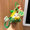 Colgante para Llavero con Forma de Tamal de Arroz Pegajoso, Hecho de Hilo, Decoración para Mochila para Estudiantes, un Pequeño Regalo para Animar a los Estudiantes durante los Exámenes y la Graduación