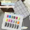 X-026 Placa de Uñas Artísticas de Acero Oupu para Transferencia con Diseños de Alto Valor, Herramienta Popular de Transferencia con Raspador Incluido
