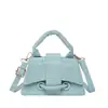 Bolso de mano mini de lentejuelas de moda, nueva colección 2025, color liso, bolso de hombro, bolso cruzado, bolso cuadrado pequeño para mujer