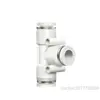 Reductor de Pasador Neumático de Tres Vías Conector Rápido Neumático de Alta Presión para Tubería de Aire Conector de Tres Vías para Tubería de 681012mm Conexión Rápida