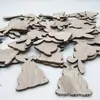 Produtos Transfronteiriços Decoração de Páscoa Peças de Madeira em Formato de Coelho DIY Artesanato de Madeira Feito à Mão