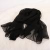 Bufanda de Seda Georgette de Color Sólido Ligera Suave Práctica Etiqueta Bufanda de Seda Baile Cuadrado Yoga Bufanda para Mostrar el Cuerpo