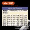 Calibrador de espesores 0.01-5mm calibrador de tapones regla de tapones medidor de espesores medidor de holgura herramienta de ajuste de válvulas MLA10