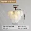 Candelabro de cristal de lujo ligero estilo francés, diseño vintage de perlas y color crema, luz popular para sala de estar, lámpara de iluminación de vidrio simple para dormitorio y comedor