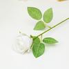 Flores Artificiales de Terciopelo al por Mayor, Flor Individual de Gama Alta Realista para Decoración de Bodas, Ramo de Rosas para el Día de San Valentín
