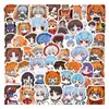 105 Piezas de Pegatinas de Graffiti de Personajes Qq de Neon Genesis Evangelion para Decorar Refrigeradores, Pegatinas Personalizadas DIY, Venta al por Mayor desde Fabricante