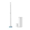 Cepillo de Inodoro Desechable para Uso Doméstico, Viene con Líquido Limpiador, Set de Pared para Baño, Cepillo con Cabezales Reemplazables