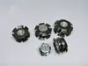 M6*25*16 Almohadillas para Pies de Hardware Accesorios para Muebles Tuerca de Resorte de Flor de Ciruelo Tapón para Tubo de Dirección de Patinete