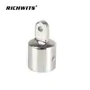 RICHWITS Acero Inoxidable Tapa Deslizante de Alambre Único Superior Accesorios para Toldos de Yates RV Unión de Tubería Ferretería Marina