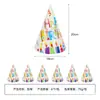 Novas Velas de Aniversário Infantis com Letras Tema Branco Decoração Atmosférica Suprimentos para Festivais Conjuntos de Festa Europeus e Americanos